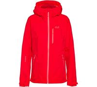 Jack Wolfskin Eagle Peak - Giacca da Donna, Donna, 1113001, Tulip Red, X-Large