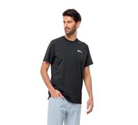 Jack Wolfskin Essential T M Maglietta, Nero, S Uomo