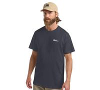 Jack Wolfskin Essential T M T-Shirt, Dark Navy/Grey, M Uomo