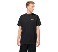 Jack Wolfskin Essential, T-Shirt Uomo, Nero, L