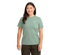 Jack Wolfskin Essential Short Sleeve T-shirt Verde S Donna