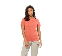 Jack Wolfskin Essential T W Maglietta, Ambra Calda, XS Donna