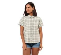Jack Wolfskin Febla-Maglietta W Camicetta, bay Leaf Check, M Donna