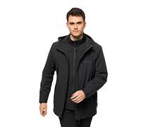Jack Wolfskin Feldberg 3IN1 Jkt M, Cappotto Uomini, Black,