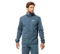 Jack Wolfskin Feldberg-Felpa con Cappuccio, Taglia M Giacca Softshell, Cielo di Mezzanotte, L Uomo