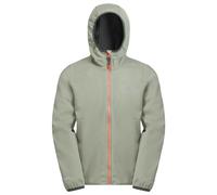 Jack Wolfskin Feldberg Hooded Jkt K Giacca Softshell, Foglia di Menta, 128 Bambini e Ragazzi