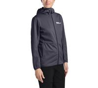 Jack Wolfskin Feldberg Hoody W Giacca Softshell, Grafite, XXL Donna