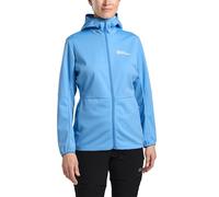 Jack Wolfskin Feldberg Hoody W Giacca Softshell, Mid Blu, M Donna