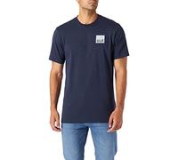 Jack Wolfskin Felpa da Uomo Rainbow Paw T M, Blu Notte, XXL