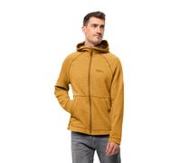 Jack Wolfskin Fernweh-Felpa con Cappuccio Jkt M Giacca in Pile, Curry, S Uomo