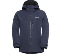 Jack Wolfskin Flowline 3in1, giacca da sci, uomo, blu scuro L(52) Midnight Sky