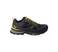 Jack Wolfskin Force Striker Texapore Low M, Scarpe da passeggio, Uomo, Black Burly Yellow Xt, 42.5 EU