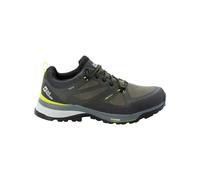 Jack Wolfskin Force Striker Texapore Low M, Scarpe da passeggio, Uomo, Verde Lime Scuro, 40.5 EU