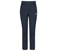 Jack Wolfskin, Fourwinds, Pantaloni Softshell, Notte Blu 1010., 92, Unisex-Child.