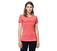 Jack Wolfskin Giacca da Donna Crosstrail Graphic T W, Rose del Deserto, S