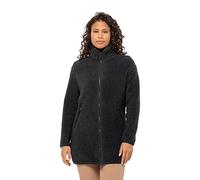 Jack Wolfskin Giacca donna pile alta morbida al tatto - Nero - XS