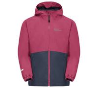 Jack Wolfskin Iceland Giacca 3 in 1 K, Fucsia Scuro, 164 Unisex-Bambini e Ragazzi