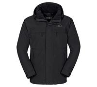 Jack Wolfskin, Giacca Imbottita Uomo North Country, Nero (Black), L