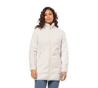 Jack Wolfskin Giacca in Pile da Donna High Curl Coat W, Cotton White, S