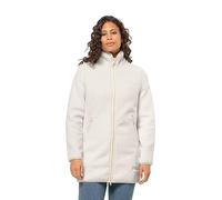 Jack Wolfskin Giacca in Pile da Donna High Curl Coat W, Cotton White, S