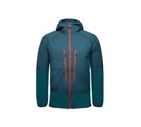 JACK WOLFSKIN Giacca per outdoor blu / petrolio / arancione sfumato Uomo JACK WOLFSKIN M