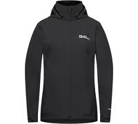 JACK WOLFSKIN Giacca per outdoor 'Trailtime' nero / bianco Donna JACK WOLFSKIN L