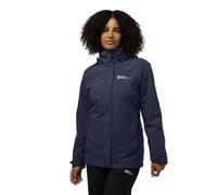 Jack Wolfskin Rotwand 3 in 1 Jkt W Giacca, Grafite, M Donna