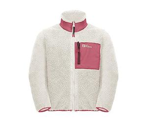 Jack Wolfskin Giacca Standard Ice Curl K, Cotone Bianco