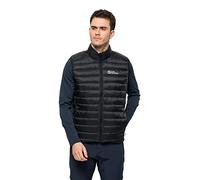 Jack Wolfskin Gilet maniche da uomo Pack And Go Down - Nero - XL