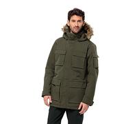 Jack Wolfskin Glacier Canyon Parka, Giacca Uomo, Verde (Island Moss), M