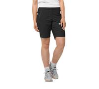 Jack Wolfskin Glastal-Pantaloncini W, Nero, 40 Donna