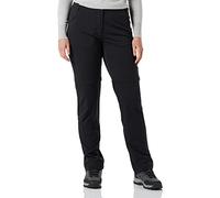Jack Wolfskin Glastal Zip off Pants W, Pantaloni da Trekking Donna, Nero, 44