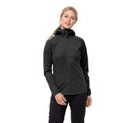 Jack Wolfskin Go Hike Softshell W Giacca, Nero, M Donna