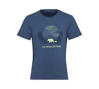 Jack Wolfskin Graphic Cotton T Kids T-Shirt, Print Evening Sky, 104 Unisex-Bambini e Ragazzi