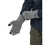 Jack Wolfskin Guanto a costine, Grigio erica, L