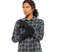 Jack Wolfskin Highloft-Guanti da Donna, Nero, S