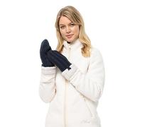 Jack Wolfskin Highloft Knit Mitten W Guanto, Blu Notte, S Donna