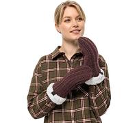 Jack Wolfskin Highloft Knit Mitten W Guanto, Boysenberry, S Donna