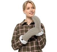 Jack Wolfskin Highloft Knit Mitten W Guanto, Grigio Polvere, M Donna