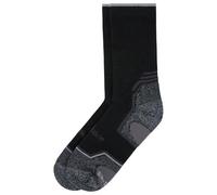 Jack Wolfskin Hike Merino Sock Calze da Escursionismo, Nero, 35-37 Unisex-Adulto