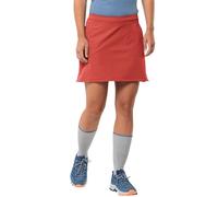 Jack Wolfskin Hiking Alpine Skort W Gonna Pantalone, Rosso Vibrante, 34 Donna