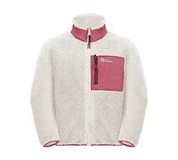 Jack Wolfskin Ice Curl Jacket K Giacca in Pile, Cotton White, 104 Bambine e Ragazze
