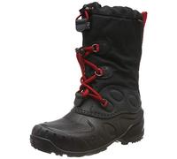Jack Wolfskin Iceland Texapore High K, Stivali da Neve Unisex-Bambini, (Black/Red), 26 EU