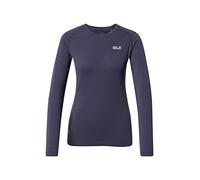 Jack Wolfskin, Infinite, Top Manica Lunga Funzionale, Grafite, XL, Donna