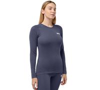 Jack Wolfskin Infinite Warm LS W Maglia a Maniche Lunghe, Grafite, XS Donna