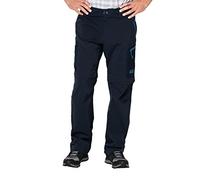 Jack Wolfskin Jack Wolfskin Activate Light Zip Off - Pantaloni softshell da uomo, elasticizzati, traspiranti, impermeabili, Unisex - Bambini, Pantaloni softshell, 1503742-1010052, blu notte, 52