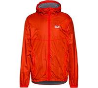 Jack Wolfskin Jwp Breather - Giacca da uomo, Uomo, Giacca da uomo., 1306601, Rosso lava, S
