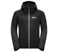 Jack Wolfskin Jwp Shell K, Giacca Antipioggia Unisex-Bambino, Nero, 104 cm