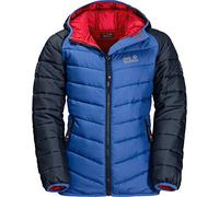 Jack Wolfskin K Zenon JKT, giacca invernale antivento, impermeabile, leggera e resistente agli strappi, per ragazzi e ragazze, calda trapuntata, giacca riflettente per bambini