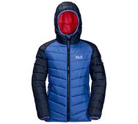 Jack Wolfskin K Zenon JKT, giacca invernale antivento, impermeabile, leggera e resistente agli strappi, per ragazzi e ragazze, calda trapuntata, giacca riflettente per bambini